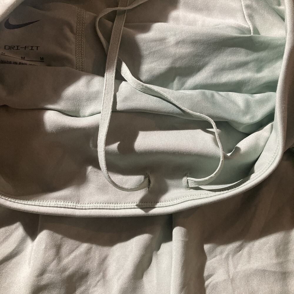 NWT Women’s Nike DriFit Tennis Shorts Size Medium High Waisted Hidden Drawstring - Picture 6 of 7